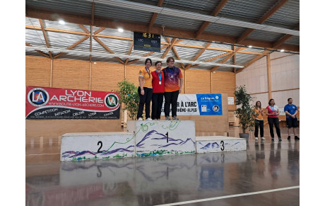 Championnat Régional Adultes à Riom : Sandra en or