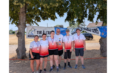 DRE Jeunes : une 3ème place au classement général pour les Archers du Faucigny !